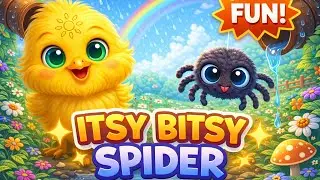 Itsy Bitsy Spider 🕷️ | PLAY! Fun Kids Song 🌈 | Garden of Joy