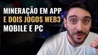 NOVA MINERA&Ccedil;&Atilde;O GR&Aacute;TIS E DOIS JOGOS WEB3 PARA CELULAR E PC