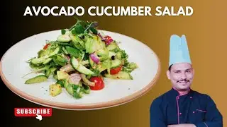 Weight Loss Salad 🥗 | Avocado Cucumber Salad Recipe in 5 Minutes 