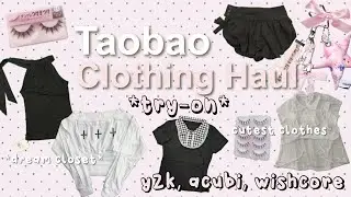 Примерка эстетичной одежды с Taobao ♬⋆.˚ || y2k, acubi, wishcore, честный отзыв