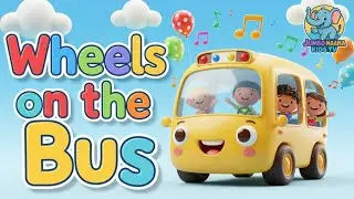 The Wheels on the Bus | Kids Animation Song | Classic Nursery Rhyme