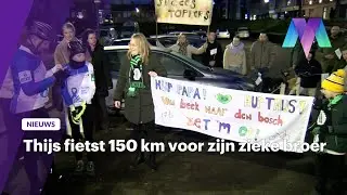 Fietstocht voor Serious Request: Thijs zet zich in voor broer