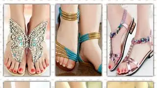 #flatsandals#shoes#designs | #Fancy flat sandals for girls2020|#beautiful #casual chappals#flatshoes
