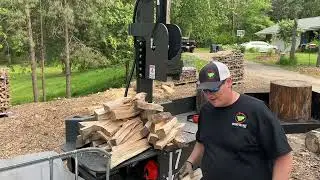 Clean Maple Splits - Wolfe Ridge Vertical Splitter