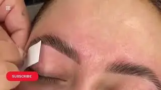 Eyebrow lamination #tutorial #beautiful #beauty #brows #eyebrows #shorts @clbrows