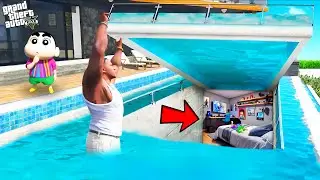 Franklin Found Shinchan Most Secret Gaming Room! | SHINCHAN GTA VIDEO