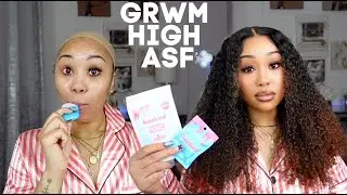 GRWM high asf: taking a blinker after every step ft Nadula Hair