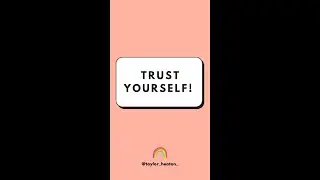 Trusting Yourself Matters 🧩✨