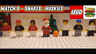 LEGO Soccer/Football XMAS CUP 25 - Match 5 - Snakes :  Huskies