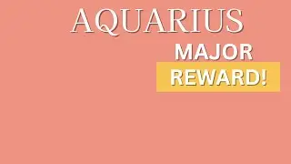AQUARIUS. THE END OF A DIFFICULT CYCLE BRINGS GREAT GOOD FORTUNE!