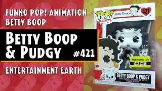 Funko Pop Betty Boop & Pudgy - #421 - Exclusive Entertainment Earth // Just One Pop Showcase