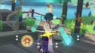 Ballads of Breeze Rhythm Game #Genshin Impact