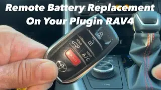 2024 Toyota RAV4 Plug in Hybrid key fob battery replacement