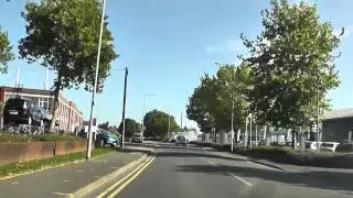 Driving On Tudor Way, Bromyard Road, St Johns & Tybridge Street, Worcester, UK 29th September 2013