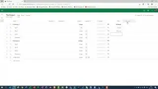 Avaliable fields in Microsoft Project for the web