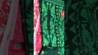 Dhakai Jamdani saree.#onlineshopping #fashion #saree 