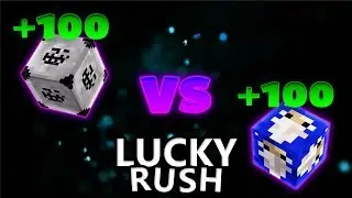 +100 INFINITY vs +100 TROLL | Minecraft LUCKY RUSH | baastiZockt