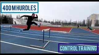 First 400m hurdles controls training in the season . Перше контрольне тренування в сезоні 400 м з.б