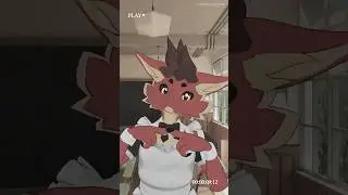 Необъяснимое существо 😱 #фурри #furry #врчат #vrchat #втубер #vtuber