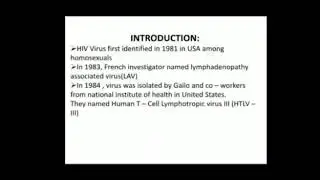 HIV and it's Nutritional Management
