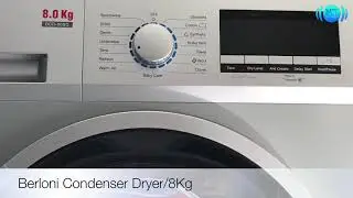 Berloni Condenser Dryer*Tecnologia Italia*Unboxing Review*BCD-80SG*8Kg*How to used*TecNoor