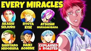 Every Generation of Miracles Explained & Roasted (Kuroko No Basket Edition)