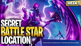 WEEK 5 SECRET BATTLE STAR LOCATION GUIDE! - Fortnite Find the Secret Battle Star in Loading Screen 5
