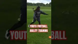 Speed and agility training #youthfootball #football #youtubeshorts