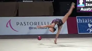 Isabella WANG (AUS) ball - 2024 Grand Prix Thiais AA