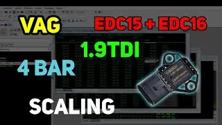 VAG EDC15 EDC16 1.9 TDI ASZ 4 bar map sensor scaling - Winols How to