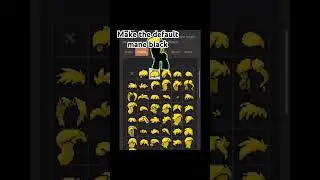 How to be a TAIL in PonyTown! / A pony tutorial #ponytown #tutorial #skintutorial