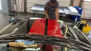 От уязвимого до полностью защищённого от камней! Установка PPF на Dodge Challenger!