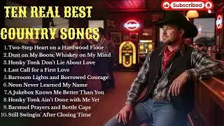 Barroom Cowboy Country Songs Late Night Two-Step Heart on a Hardwood Floor | No Regrets Living