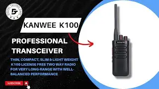 KANWEE Japan K100 | License Free Professional Radio | Digital Techno Care