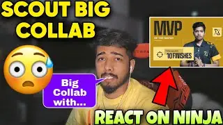 SCOUT BIG COLLAB 😳 Reacts on NINJA 10 KILLS PERFORMANCE ⚡🔥