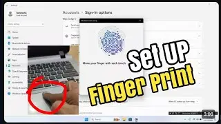 HOW TO SETUP FINGER PRINT SCANNER ON LAPTOP WINDOWS 11 TUTORIAL