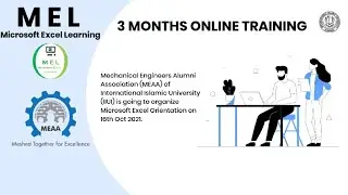 Introduction to Microsoft Excel Learning (MEL)