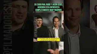 Paul Rudd y Jason Segel hicieron esta entrevista completamente mar*hu@nos 😂 #paulrudd #jasonsegel