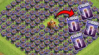 1000 BAT ARMY VS ARCHER TOWER | CLASH LF CLANS