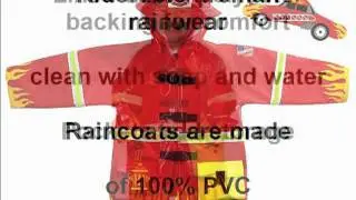 Kidorable Fireman Rainwear at www.tootsiesrainwear.com
