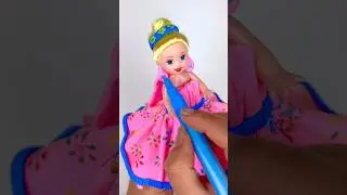 DIY How to Make Polymer Clay Miniature Rainbow Doll Dress | DIY Easy Polymer Clay Tutorial | ASMR