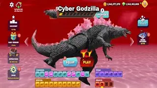 Новый геймплей за КИБЕР-ГОДЗИЛЛУ - Монстр Годзилла: Голодная Акула - Эволюция Голодной Акулы