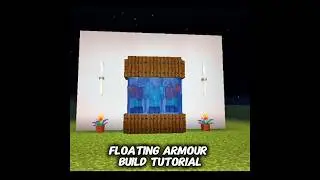 Floating Armour Build Tutorial #minecraft  #minecraftshorts