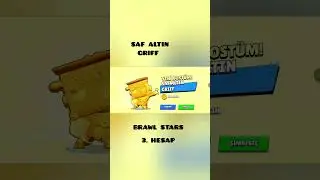 SAF ALTIN GRIFF BRAWL STARS 3. HESAP