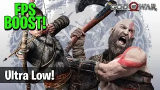 God Of War On a Low End Computer! ( Nvidia, FPS Boost )