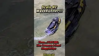 SCALE RC WAVERUNNER!!! #JetSki #WaveRunner #JetBoat #Boat #ScaleRC #Watercraft UDIJetski #RC #RCFun