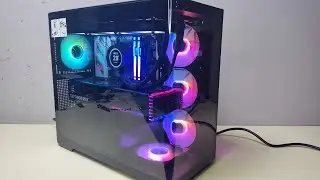 Intel Core i9-14900KS + Asus ROG Strix 4090 в корпусе Jonsbo D300