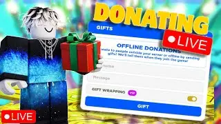 🔴LIVE 🔴 || PLS DONATE LIVE GIVEAWAY || DONATING AND RAISING II  ROBUX GIVEAWAY TTS ON #42