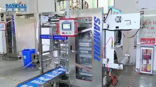 Multi-lanes Liquid Machine Of Irregular Packing Bag(4 sides) 液体异型袋 四边封 4列高清