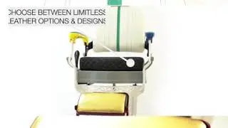 Customize your ow Barber Chair with John Barber & Sons FULL CUSTOMIZED BARBER SHOP CHAIRS